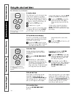 Предварительный просмотр 14 страницы GE EER 3001 Owner'S Manual