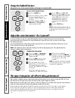 Предварительный просмотр 18 страницы GE EER 3001 Owner'S Manual