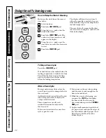 Предварительный просмотр 22 страницы GE EER 3001 Owner'S Manual