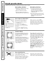 Preview for 8 page of GE EGR3000 Owner'S Manual & Installation Instructions