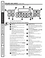 Preview for 10 page of GE EGR3000 Owner'S Manual & Installation Instructions