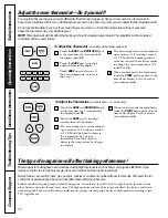 Preview for 22 page of GE EGR3000 Owner'S Manual & Installation Instructions