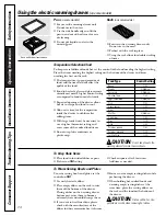 Preview for 24 page of GE EGR3000 Owner'S Manual & Installation Instructions