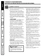 Preview for 60 page of GE EGR3000 Owner'S Manual & Installation Instructions