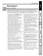 Preview for 61 page of GE EGR3000 Owner'S Manual & Installation Instructions