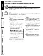 Preview for 62 page of GE EGR3000 Owner'S Manual & Installation Instructions