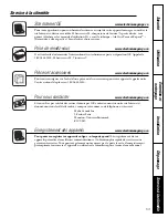 Preview for 109 page of GE EGR3000 Owner'S Manual & Installation Instructions