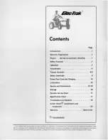 Preview for 2 page of GE Elec-Trak E20 Owner'S Use And Care Manual