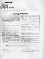 Preview for 4 page of GE Elec-Trak E20 Owner'S Use And Care Manual