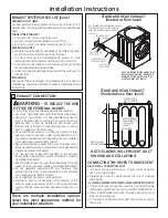 Предварительный просмотр 5 страницы GE Electric Dryer 02 Installation Instructions Manual