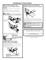 Предварительный просмотр 8 страницы GE Electric Dryer 02 Installation Instructions Manual