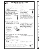 Preview for 4 page of GE Electronic Dishwasher Use And Care Manual