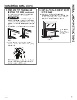 Предварительный просмотр 13 страницы GE ENERGY STAR AEC18 Series Owner'S Manual & Installation Instructions