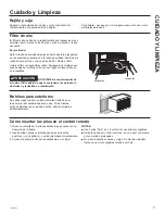 Preview for 27 page of GE ENERGY STAR AEC18 Series Owner'S Manual & Installation Instructions