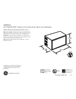 GE ENERGY STAR AED06LN Dimensions And Installation Information preview