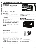 Предварительный просмотр 24 страницы GE ENERGY STAR AHC18 Series Owner'S Manual