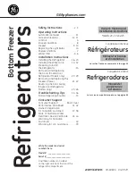 Preview for 1 page of GE Energy Star GFSF2KEY Owner'S Manual And Installation Manual