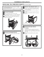 Preview for 21 page of GE Energy Star GFSF2KEY Owner'S Manual And Installation Manual