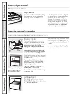 Preview for 12 page of GE ENERGY STAR GSS23QSTSS Owner'S Manual And Installation