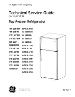 GE ENERGY STAR GTE16DTH Technical Service Manual preview