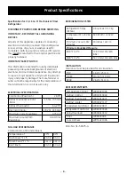 Preview for 8 page of GE ENERGY STAR GTE16DTH Technical Service Manual