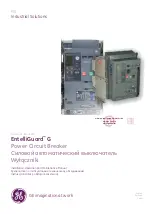 Предварительный просмотр 1 страницы GE EntelliGuard G Installation, Operation And Maintenance Manual