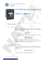 Предварительный просмотр 39 страницы GE EPM 5100 Instruction Manual