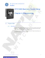 Предварительный просмотр 49 страницы GE EPM 5100 Instruction Manual