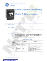 Предварительный просмотр 69 страницы GE EPM 5100 Instruction Manual