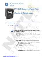 Предварительный просмотр 77 страницы GE EPM 5100 Instruction Manual