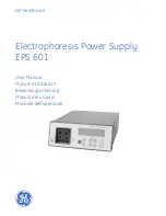 GE EPS 601 User Manual предпросмотр