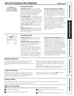 Предварительный просмотр 9 страницы GE ESH22JFXKWW and Owner'S Manual And Installation Instructions