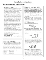 Предварительный просмотр 11 страницы GE ESH22JFXKWW and Owner'S Manual And Installation Instructions