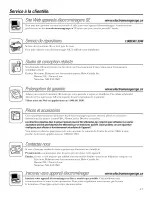 Предварительный просмотр 41 страницы GE ESH22JFXKWW and Owner'S Manual And Installation Instructions