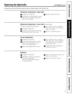 Preview for 13 page of GE ESH22XGRECC and Owner'S Manual And Installation Instructions