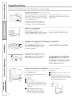 Preview for 42 page of GE ESHF6PGYCEBB and Owner'S Manual And Installation