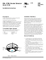 GE ESL 570N Installation Instructions Manual preview