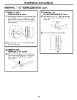 Preview for 20 page of GE ESS25XGSBBB and Owner'S Manual And Installation