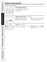 Предварительный просмотр 8 страницы GE ETS18XBPFRBB and Owner'S Manual And Installation Instructions