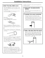 Предварительный просмотр 15 страницы GE ETS18XBPFRBB and Owner'S Manual And Installation Instructions