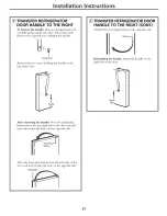 Предварительный просмотр 21 страницы GE ETS18XBPFRBB and Owner'S Manual And Installation Instructions