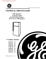 GE ETS19 P Series Technical Service Manual preview