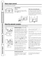 Preview for 10 page of GE ETS22XBPCRBB Owner'S Manual & Installation Instructions