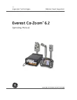 Предварительный просмотр 1 страницы GE Everest Ca-Zoom 6.2 Operating Manual