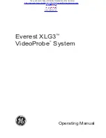 GE Everest XLG3 VideoProbe Operating Manual preview