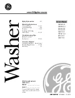 Preview for 1 page of GE EWA2000 Owner'S Manual