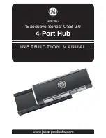 Preview for 1 page of GE "Executive Series" USB 2.0 HO97864 Instruction Manual