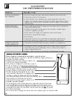 Preview for 20 page of GE Export G-Line Use And Care Manual