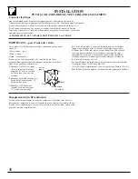 Preview for 40 page of GE Export G-Line Use And Care Manual