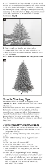 Preview for 4 page of GE EZ Light Christmas Trees User Manual